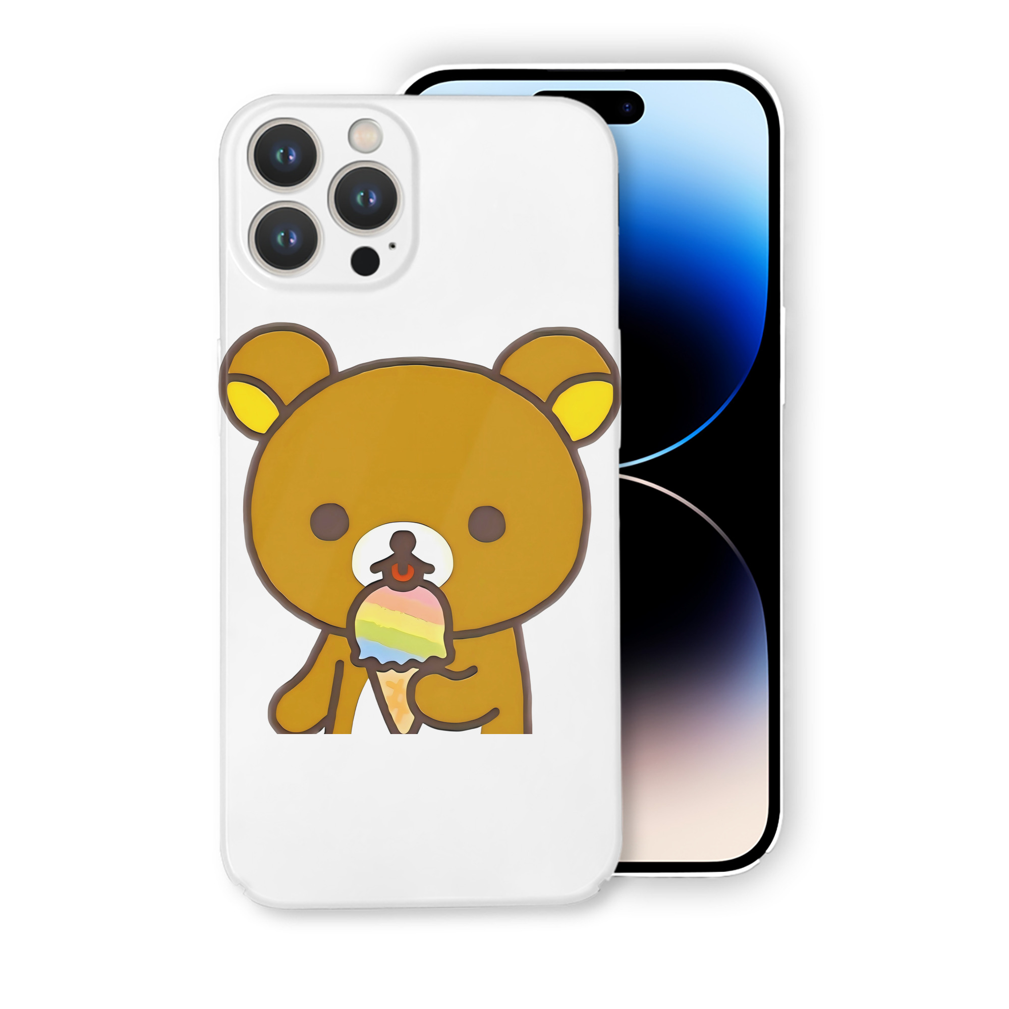 （画像用） リラックマ リラックマ キイロイトリ Rilakkuma Korilakkuma Kiiroitori 【iPhone 14シリーズ対応】ハードケース